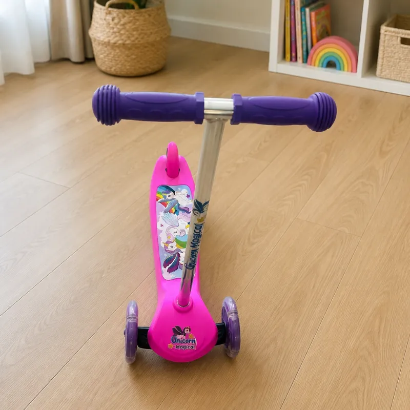 🛴 Patineta de 3 ruedas con luces