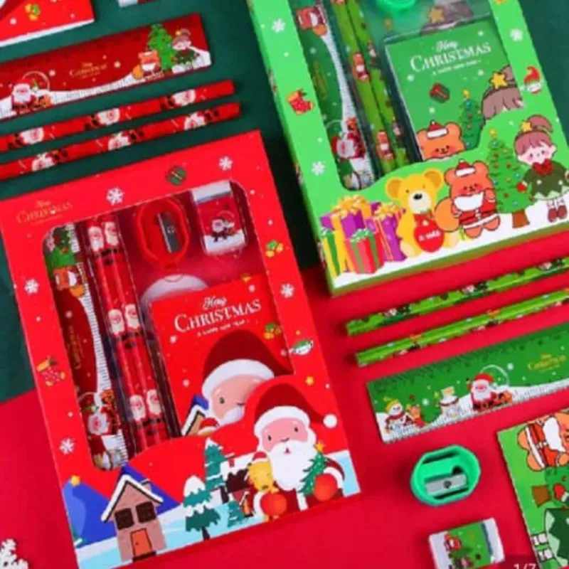 1 set para la escuela navideño