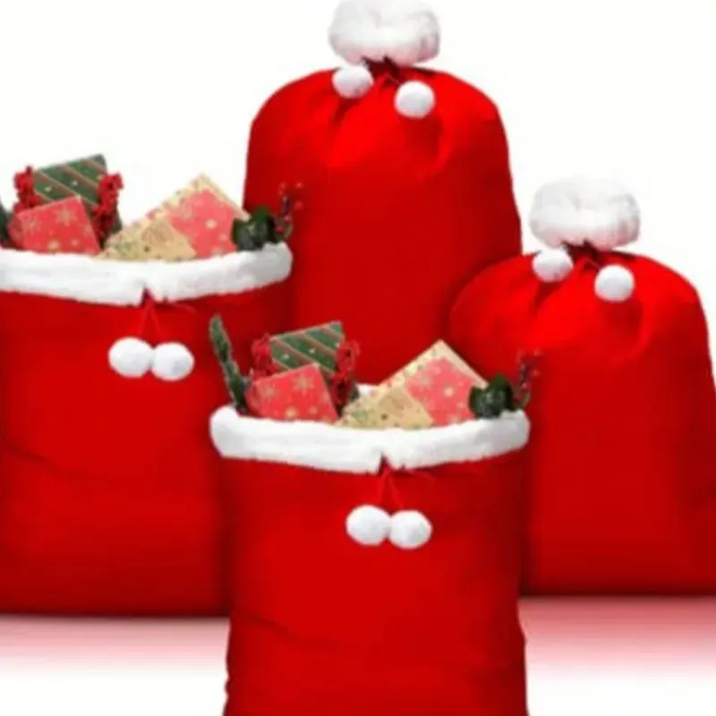 Bolsas navideñas llenas de confituras 