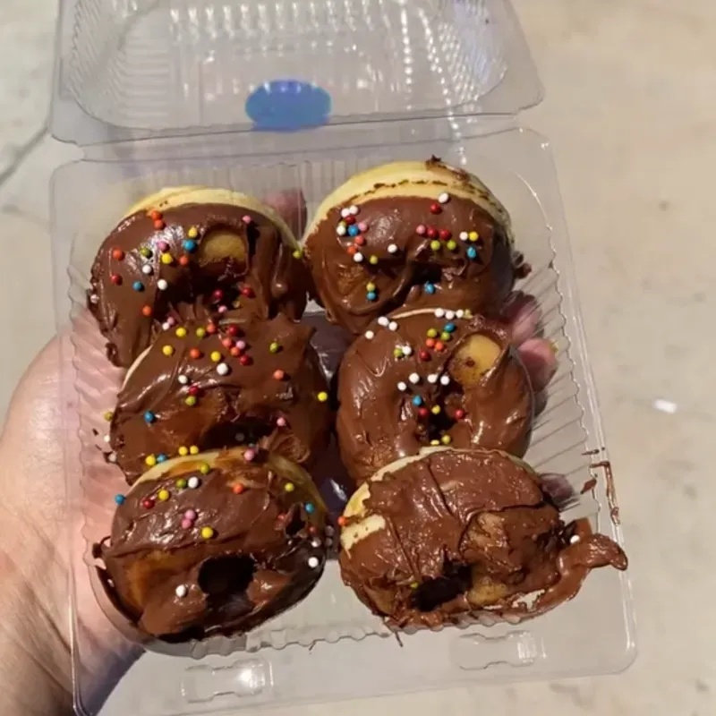 Cajita de mini donas