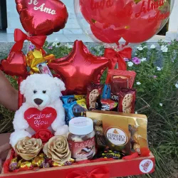 Cajita LOVELY❤️(peluche y color varía)