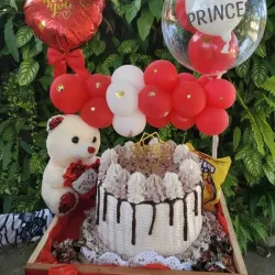 Cajita personalizada (peluche,pastel y color varía)