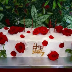 Cake grande relleno leche condensada 😍❤️🌹