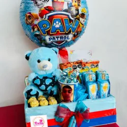 Cesta personalizada para niño