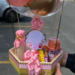 Cesta rombo de confituras 