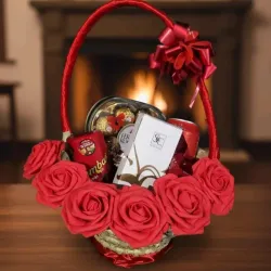 Hermosa cesta❤️❤️❤️(color a su gusto)