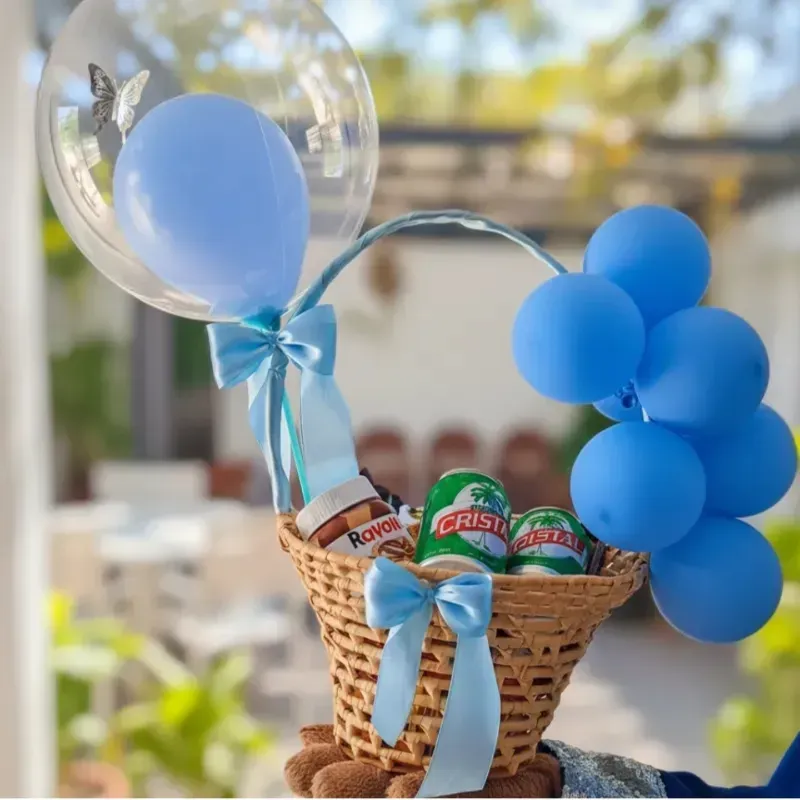 Hermosa cesta de regalo decorada😍