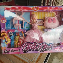 Juego de muñecas grande con accesorios 😍