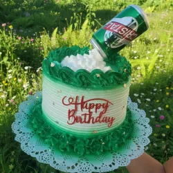 Pastel temática cristal 🤑💚