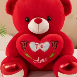 Peluche oso Rojo