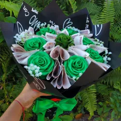 Ramo de dinero(color de las rosas de su preferencia)