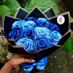 Ramo de rosas eternas 2 tonos😍