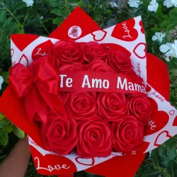 Ramo de rosas eternas para MAMÁ😍