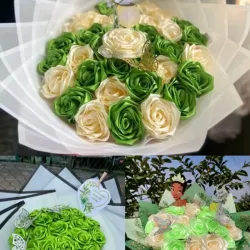 Ramo Rosas eternas green💚