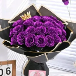 Ramos Rosas eternas moradas