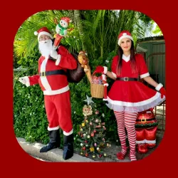 Santa Clous❤️🥰 y sus ayudantes