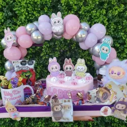 Super bandeja🤩🤩🤩(colores,temática y peluche varía)