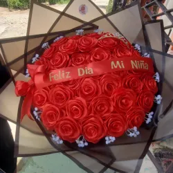 Super ramo buchón de rosas eternas 😍❤️