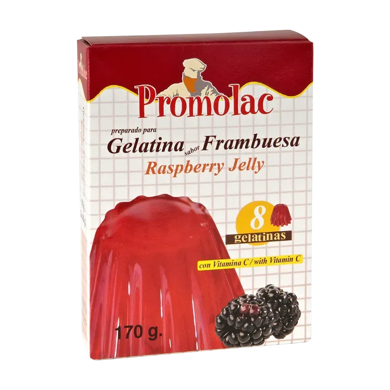 Gelatina de Frambuesas