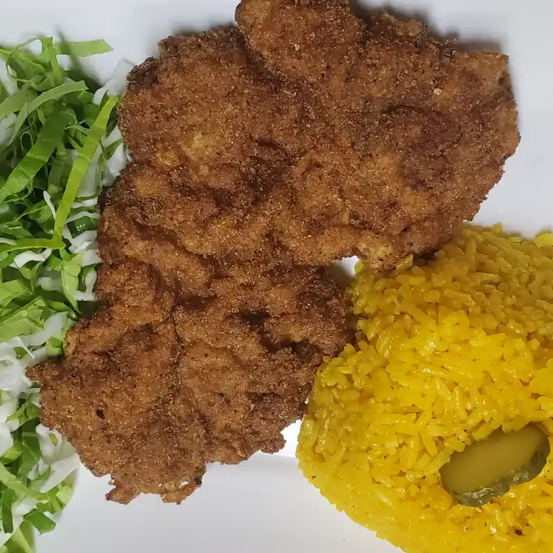 Pollo empanado 