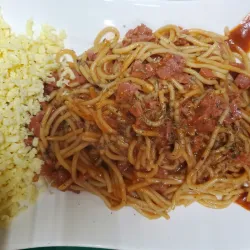 Spaghetti proscuitto