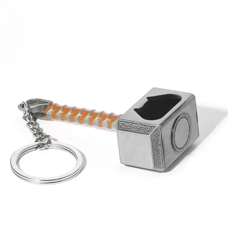 Llavero con forma de martillo de Thor, Mjolnir. 