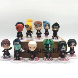 Set de 11 figuras de Akatsuki de Naruto
