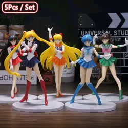 Set de 5 Figuras de Sailor Moon 