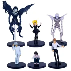 Set de 6 Figuras de los personajes de Death Note 