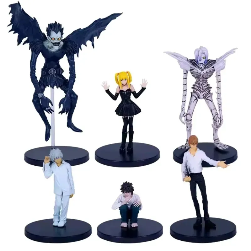 Set de 6 Figuras de los personajes de Death Note 