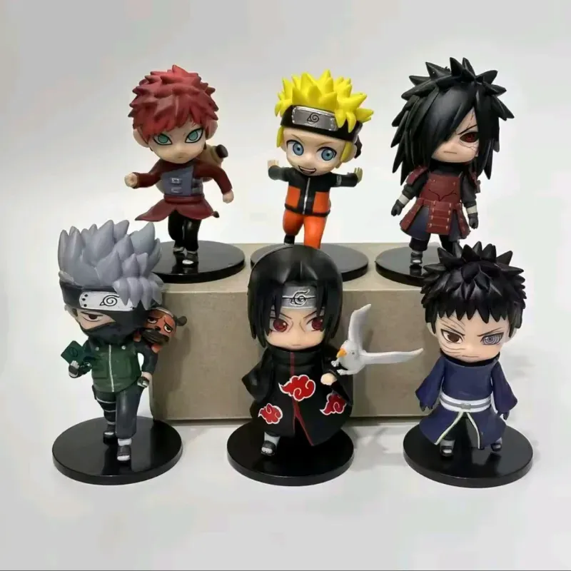 Set de 6 Figuras del anime Naruto 