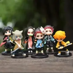 Set de figuras de la serie Anime DEMON SLAYER KIMETSU NO YAIBA 
