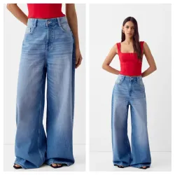 Jeans Bershka wide leg