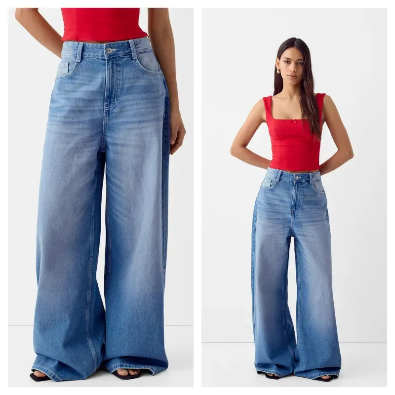 Jeans Bershka wide leg