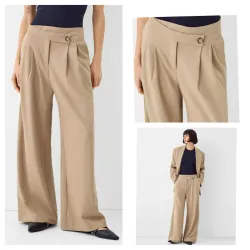 Pantalón Bershka beige 