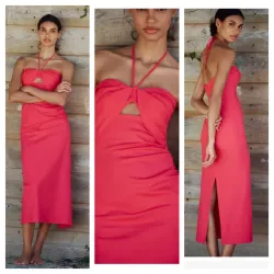 Vestido Zara cut out 