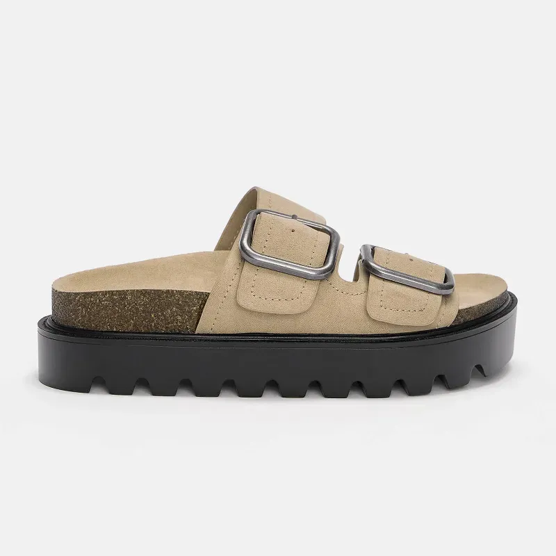 Sandalias Pullandbear suela track