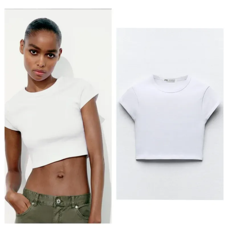 Top Zara blanco 