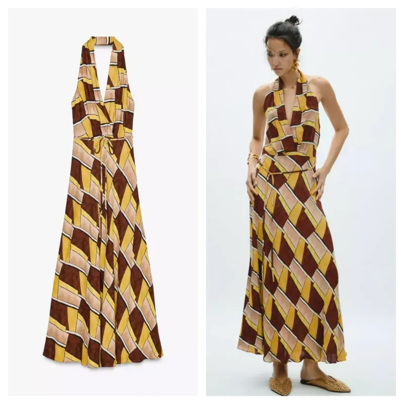 Vestido Zara maxi 