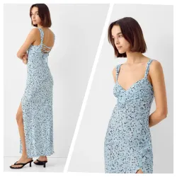 Vestido Bershka estampado 