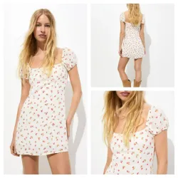 Vestido Pullandbear estampado 