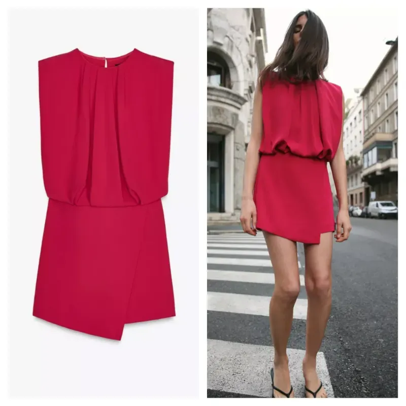 Mono Zara rojo mini