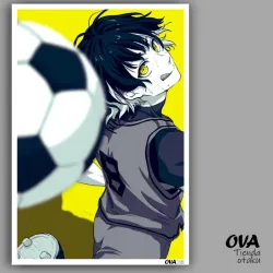 0️⃣8️⃣ Póster pequeño Bachira (Blue Lock)