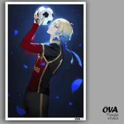 1️⃣0️⃣ Póster pequeño Kaiser (Blue Lock)