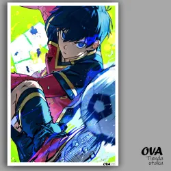 1️⃣1️⃣ Poster pequeño Isagi (Blue Lock)