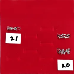 2️⃣0️⃣➕ Anillos frikis y góticos talla 20 y 21