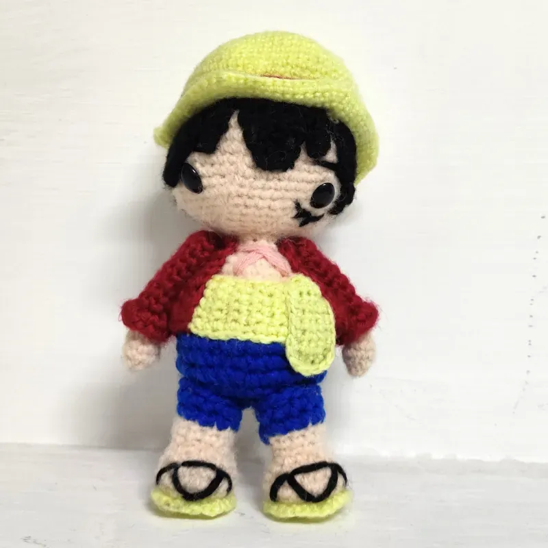 🏴‍☠️ Amigurumi Luffy (One Piece)