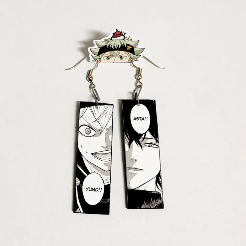 ♣️ Aretes Black Clover 