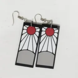 🈯 Aretes de Tanjiro (Kimetsu no Yaiba)