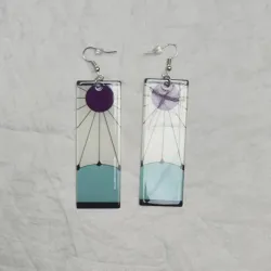 🍃 Aretes de Tanjiro (Kimetsu no Yaiba)